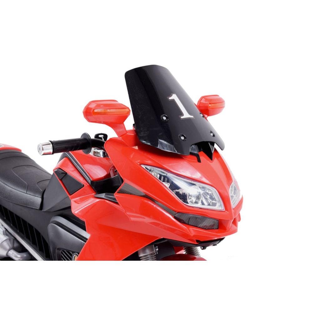 DUŻY MOTOR ŚCIGACZ Z SYMULACJĄ WYDECHU, MIĘKKIE KOŁA STRONG 2 EXCLUSIVE/6288A