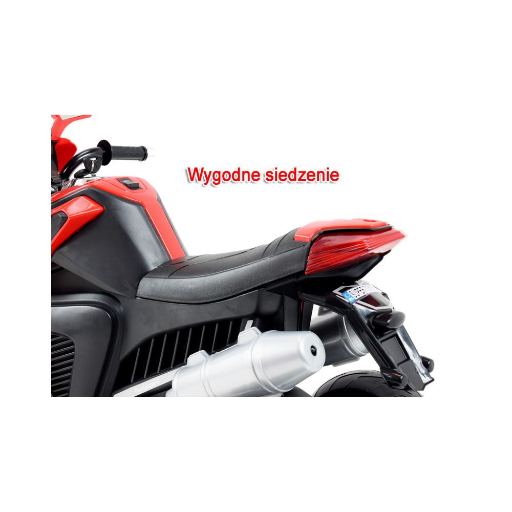 DIDELIS MOTOCIKLAS SU IŠMETIMO GARSO SIMULIACIJA, MINKŠTI RATAI STRONG 2 EXCLUSIVE/6288A