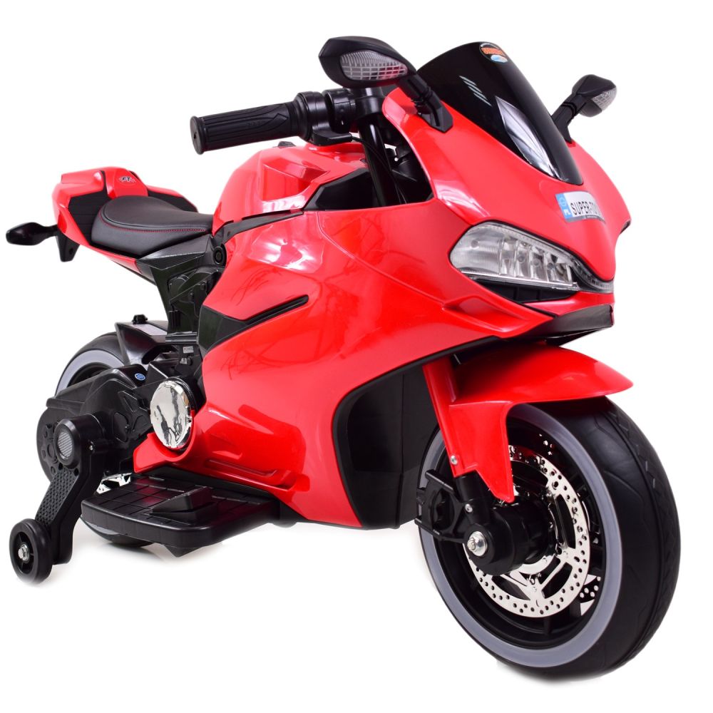 NAUJAUSIAS DIDELIS LENKTYNIŲ MOTOCIKLAS, ŠVIESANČIOS RATAI, PANELĖ, GARSO EFEKTAI, ODINIS APDAILAS, AKCELERATORIUS RANKENĖJE/F