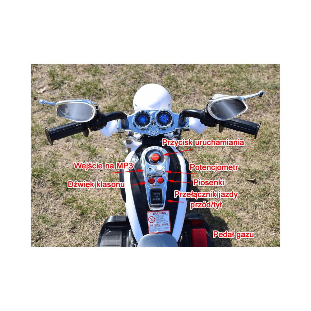 MOTOR CHOPPER SU ATKLAUDA, VARIKLIO KORPUSU / TR1501