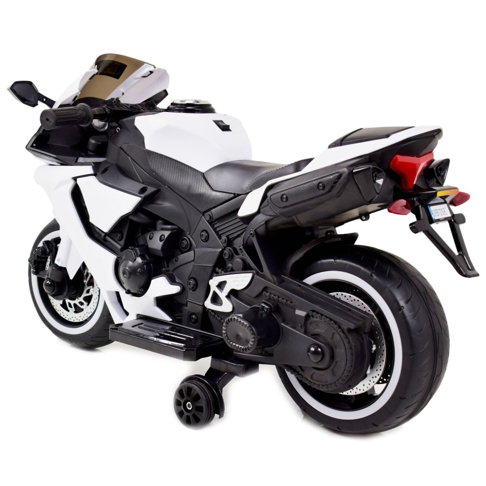 NAUJAUSIAS DIDELIS MOTOCIKLAS- LIEPSNOJANČIOS RATAI, PRIEKINIS PANELIS, GARSO EFEKTAI, AKCELERATORIUS RANKENOJE, MINKŠTA SĖDYNĖ 