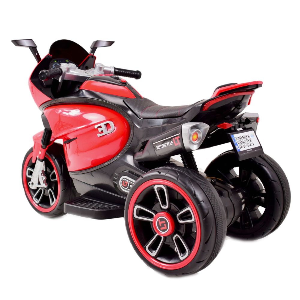„PROMOTO“ 3 RATŲ „SUPER MOTOR“, MINKŠTA SĖDYNĖ, APŠVIETIMAS/LT618