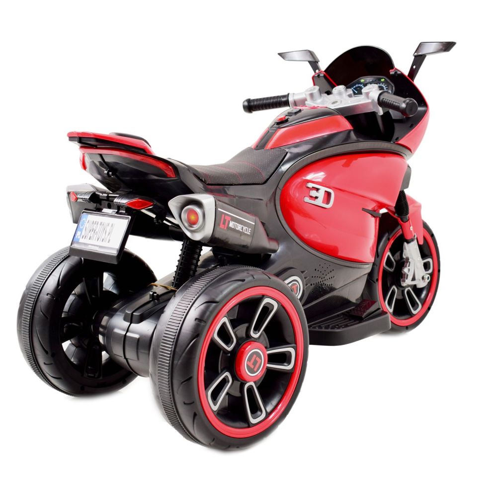 „PROMOTO“ 3 RATŲ „SUPER MOTOR“, MINKŠTA SĖDYNĖ, APŠVIETIMAS/LT618