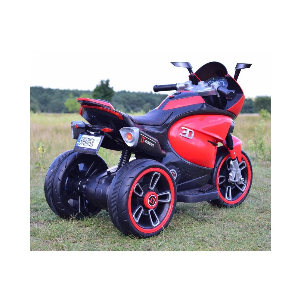 „PROMOTO“ 3 RATŲ „SUPER MOTOR“, MINKŠTA SĖDYNĖ, APŠVIETIMAS/LT618
