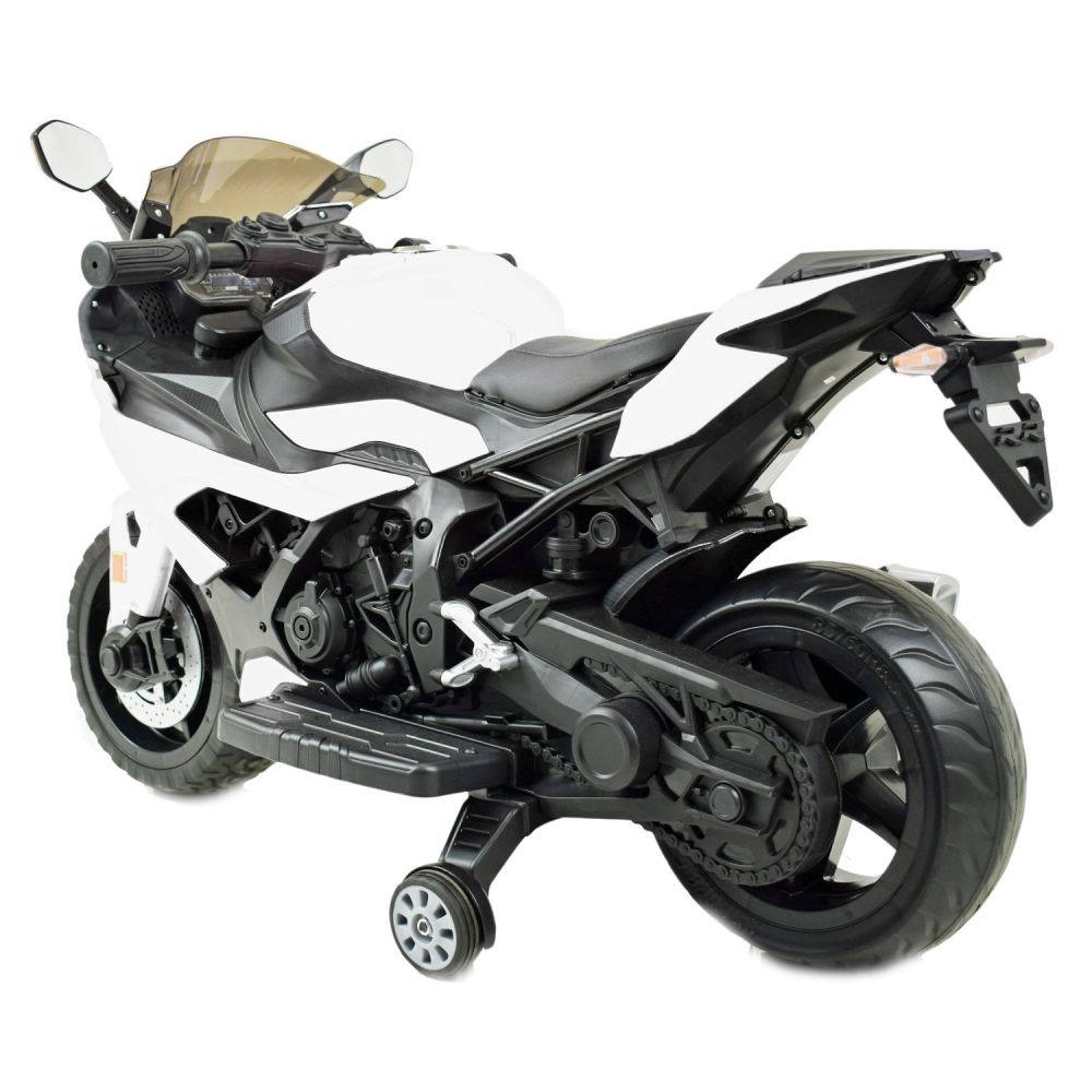 NAUJAUSIAS „EVA“ RATŲ LENKTYNIŲ MOTOCIKLAS, MINKŠTA SĖDYNĖ, AKCELERATORIUS RANKENĖJE, STABDYS/5-1000