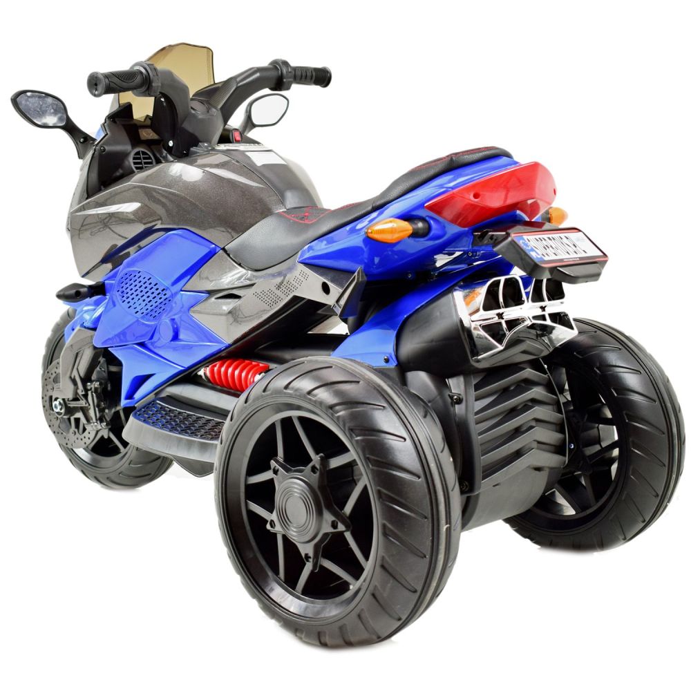 „MEGA MOTOR“ 3 RATAI – MINKŠTI EVA RATAI, MINKŠTA DĖLIONĖ SĖDYNĖ / HS-5188