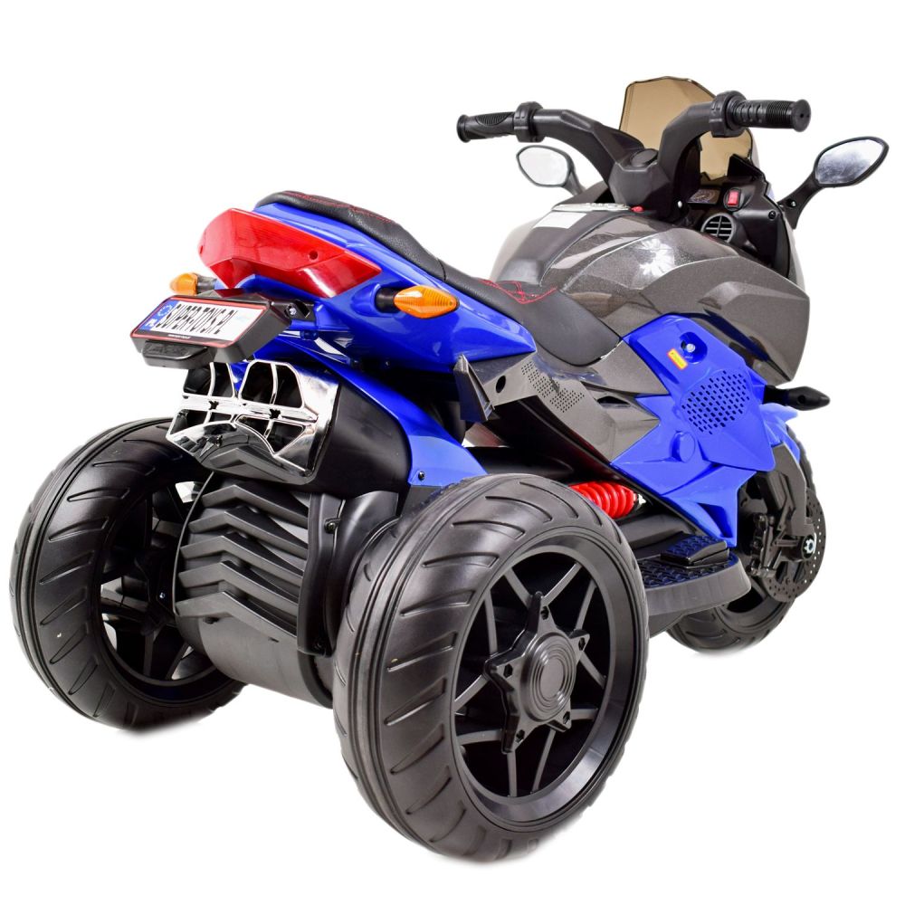 „MEGA MOTOR“ 3 RATAI – MINKŠTI EVA RATAI, MINKŠTA DĖLIONĖ SĖDYNĖ / HS-5188