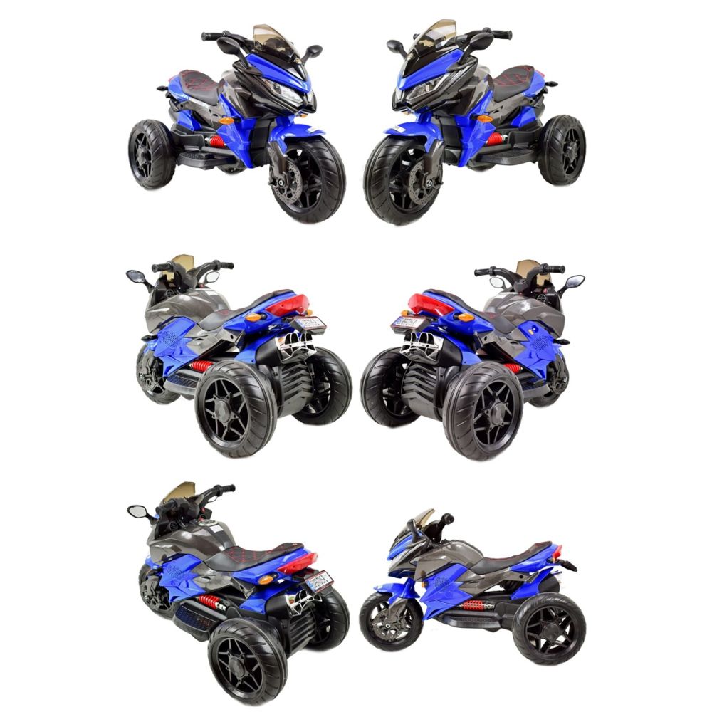 „MEGA MOTOR“ 3 RATAI – MINKŠTI EVA RATAI, MINKŠTA DĖLIONĖ SĖDYNĖ / HS-5188