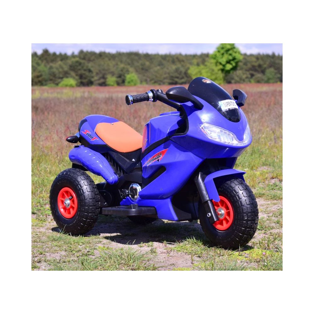 SUPER ŚCIGACZ MOTOR SPORT - POMPOWANE KOŁA, PILOT, IMITACJA WYDECHU,/HZBB1188