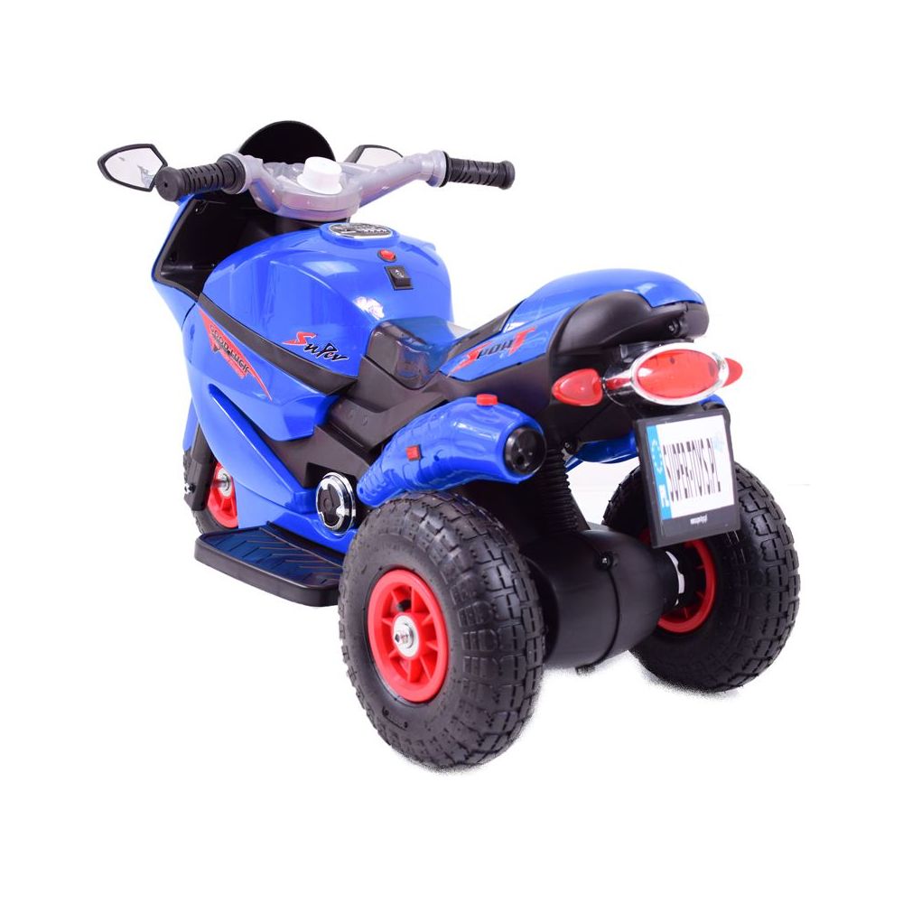 SUPER ŚCIGACZ MOTOR SPORT - POMPOWANE KOŁA, PILOT, IMITACJA WYDECHU,/HZBB1188