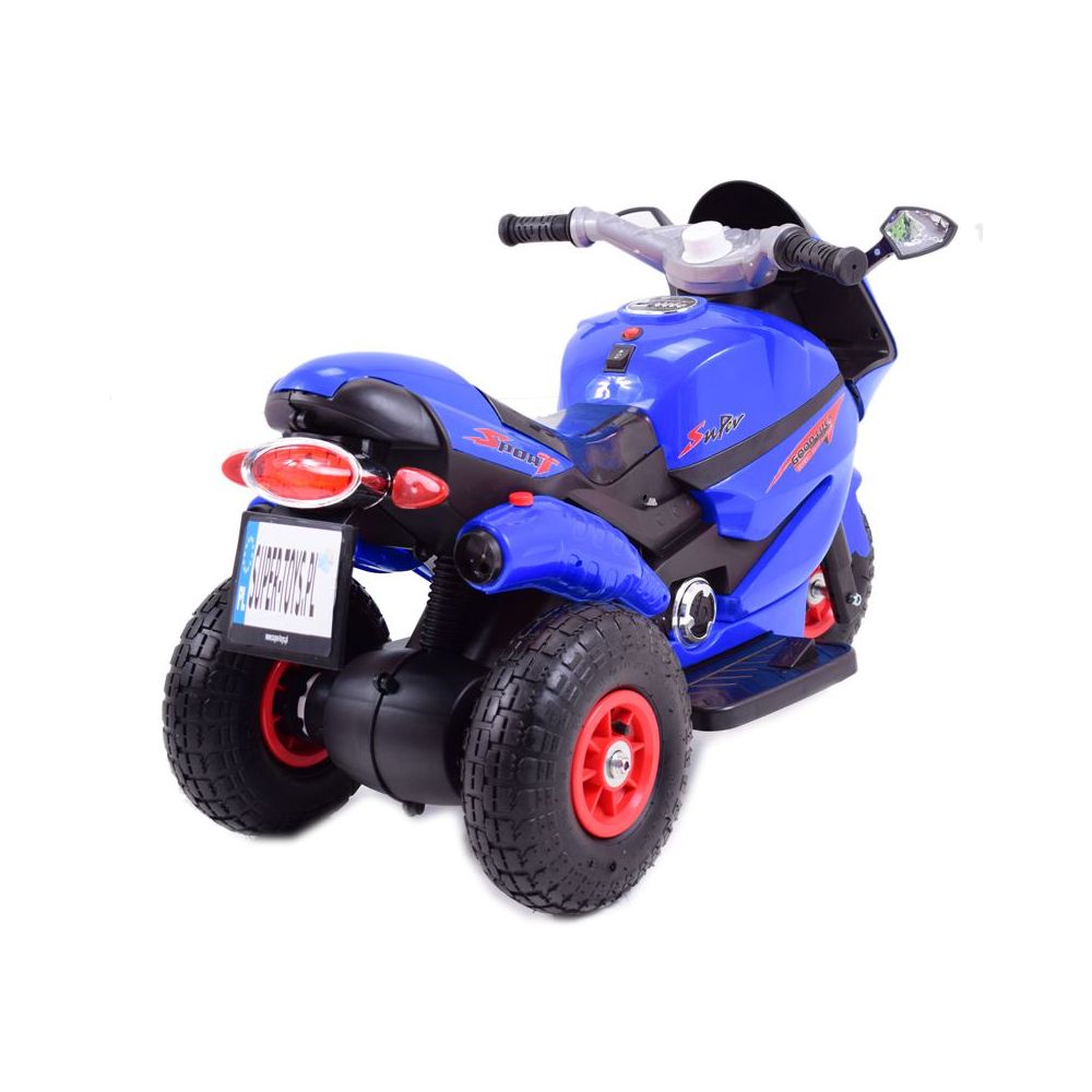 SUPER ŚCIGACZ MOTOR SPORT - POMPOWANE KOŁA, PILOT, IMITACJA WYDECHU,/HZBB1188
