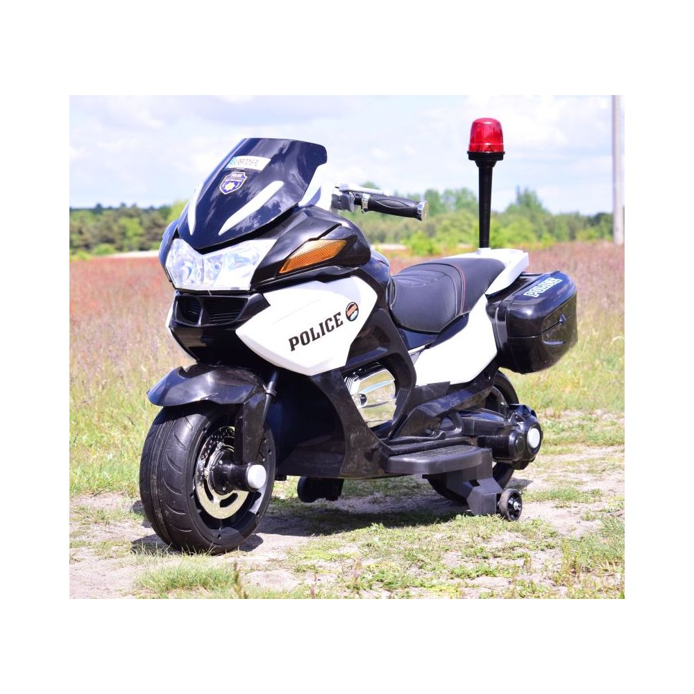 NAJWIĘKSZY SUPER SZYBKI MOTOR ŚCIGACZ POLICYJNY 118, MIĘKKIE KOŁA, MIĘKKIE SIEDZENIE, GAZ W RĄCZCE, HAMULEC /HZB118