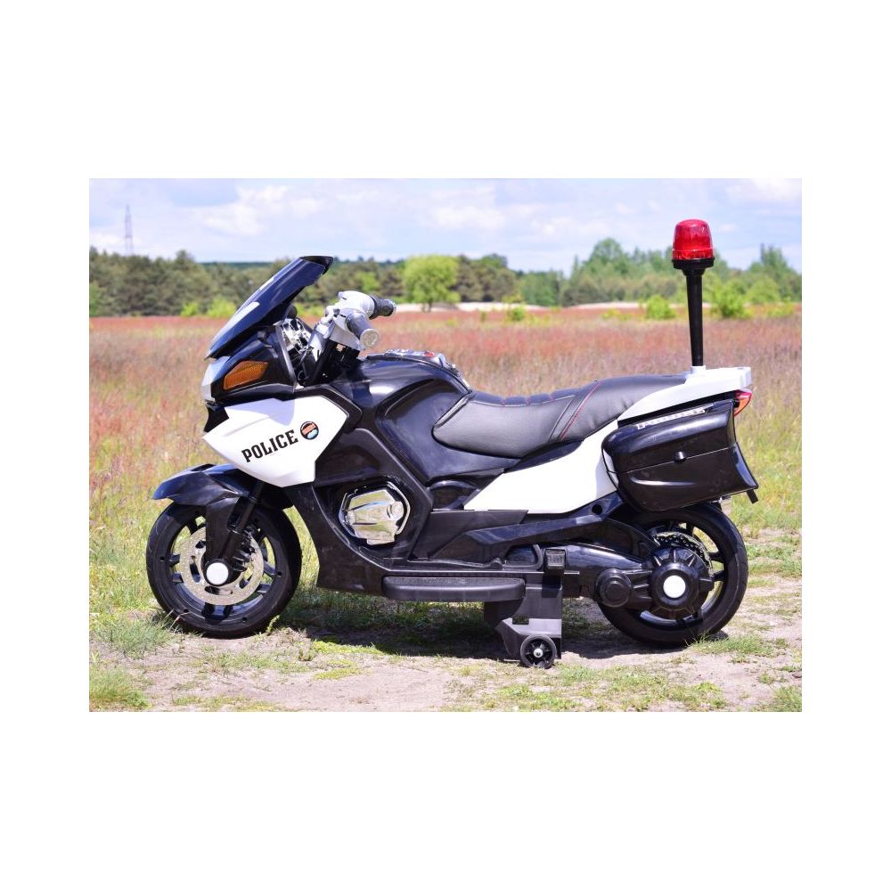 NAJWIĘKSZY SUPER SZYBKI MOTOR ŚCIGACZ POLICYJNY 118, MIĘKKIE KOŁA, MIĘKKIE SIEDZENIE, GAZ W RĄCZCE, HAMULEC /HZB118