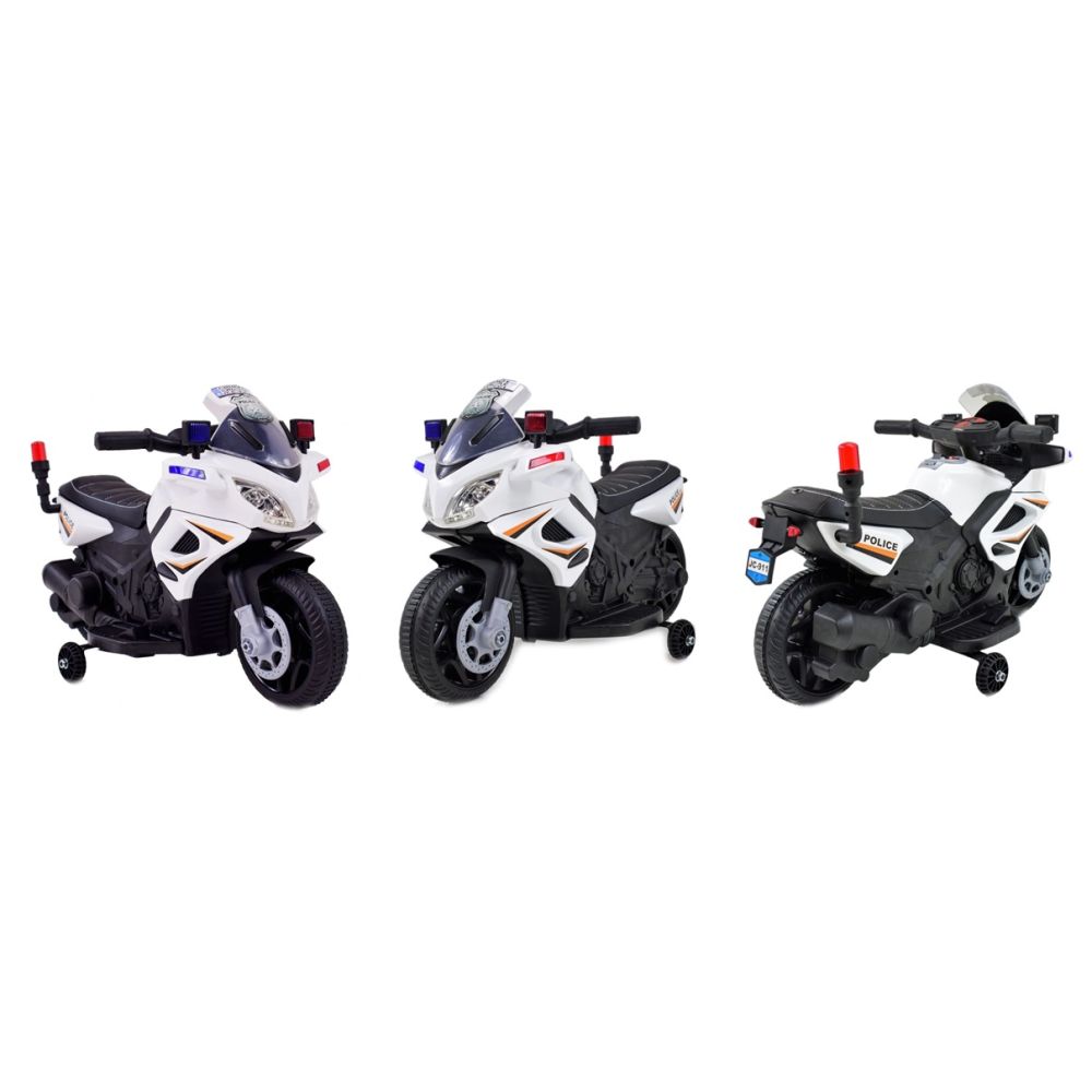 PIRMASIS POLICIJOS MOTOCIKLAS SU ŠVIESOS SIGNALU – MAŽYLIUI / JC-911