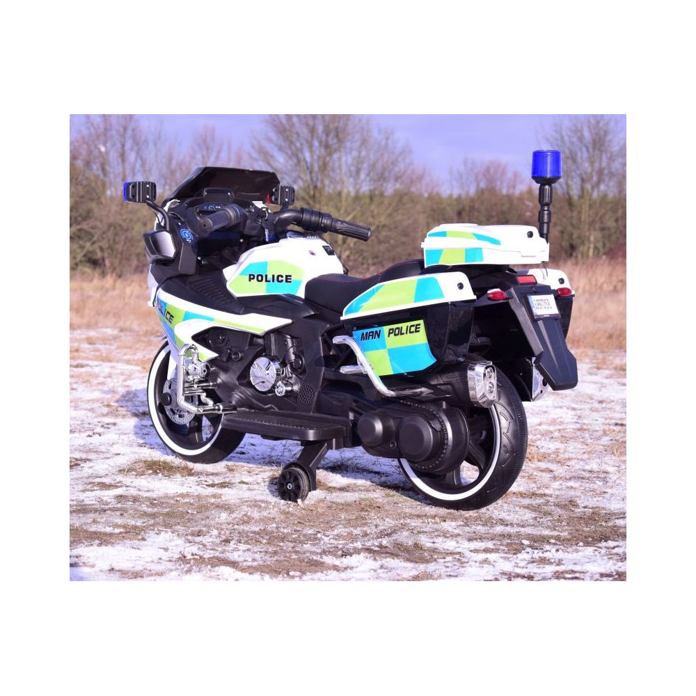MEGA MOTOR POLICYJNY NA AKUMULATOR, KOGUT, MEGAFON, MOC/BEJ8188