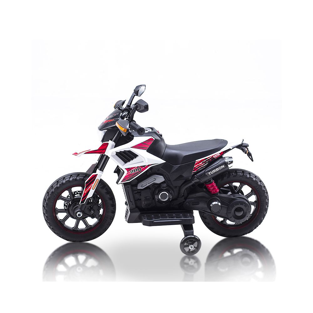 NAJNOWSZY PIERWSZY AKUMULATOROWY MOTOREK CROSSOWY TURBON, MIĘKKIE SIEDZENIE, GAZ W RĄCZCE, HAMULEC/DLS09-HAND