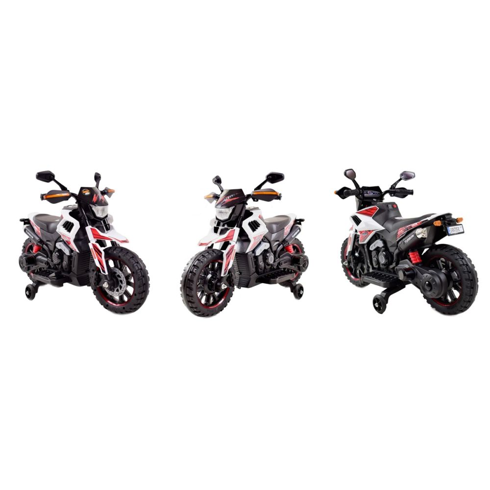 NAUJAUSIAS PIRMASIS AKUMULIATORINIS „TURBON“ KROSO MOTOCIKLAS, MINKŠTA SĖDYNĖ, AKCELERATORIUS RANKENĖJE, STABDYS/DLS09-HAND