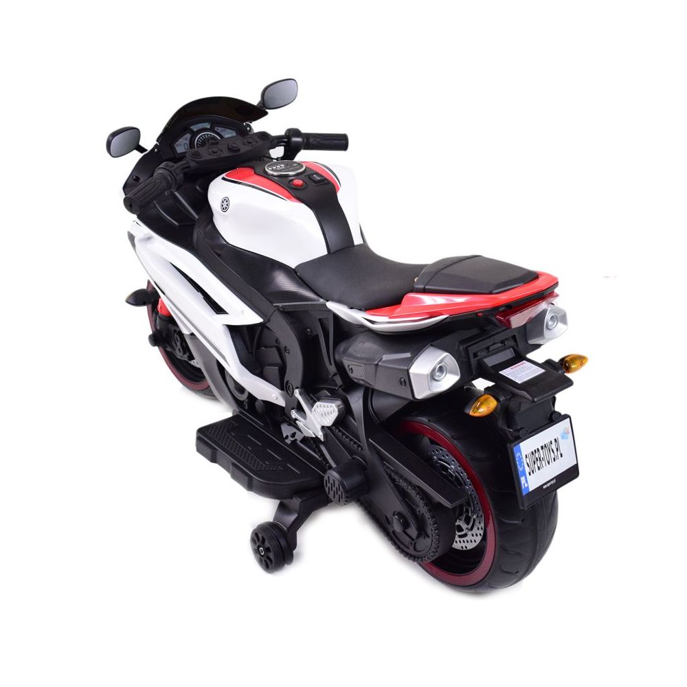 WIELKI MOTOR NA AKUMULATOR - GAZ W MANETCE, HAMULEC, ŚWIECĄCE KOŁA - SUPER JAKOSĆ/SD-R6