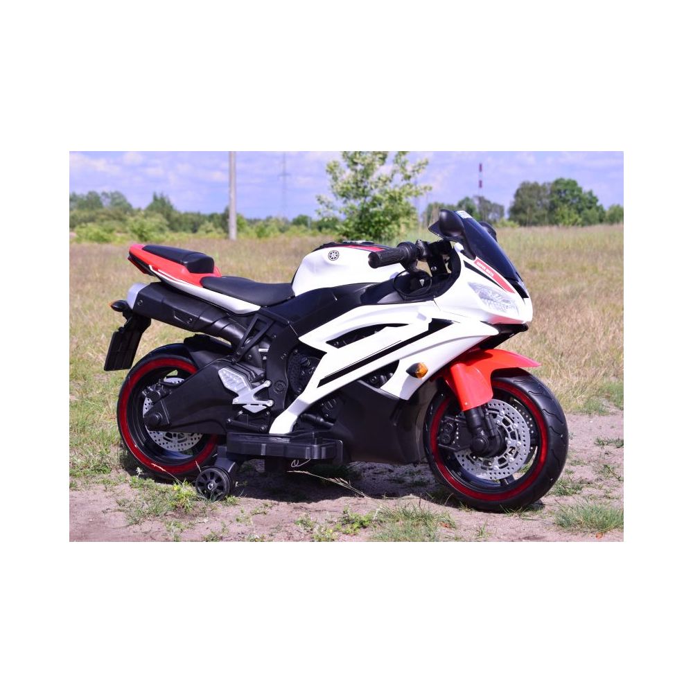 WIELKI MOTOR NA AKUMULATOR - GAZ W MANETCE, HAMULEC, ŚWIECĄCE KOŁA - SUPER JAKOSĆ/SD-R6