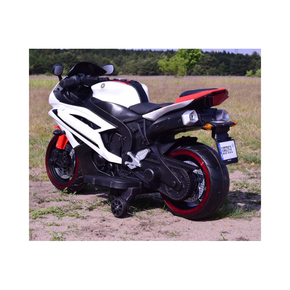 WIELKI MOTOR NA AKUMULATOR - GAZ W MANETCE, HAMULEC, ŚWIECĄCE KOŁA - SUPER JAKOSĆ/SD-R6