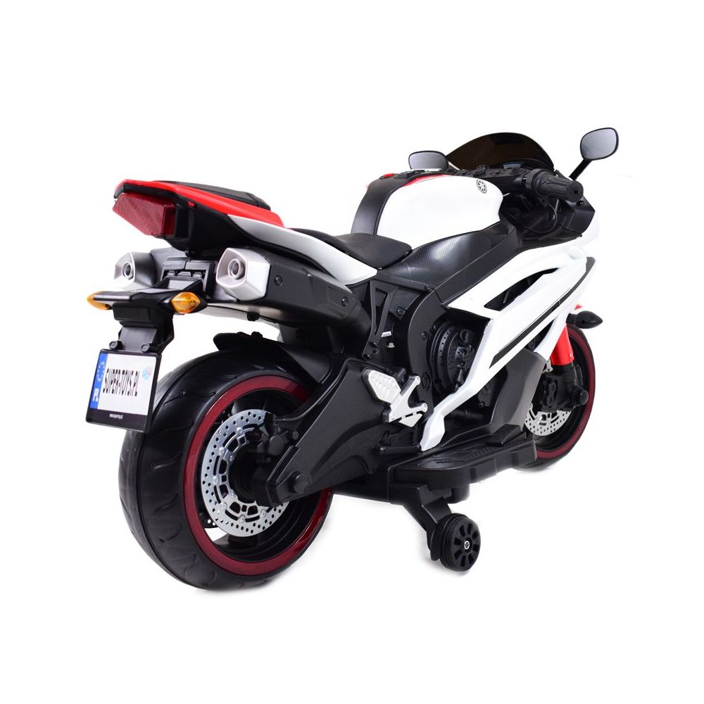 WIELKI MOTOR NA AKUMULATOR - GAZ W MANETCE, HAMULEC, ŚWIECĄCE KOŁA - SUPER JAKOSĆ/SD-R6