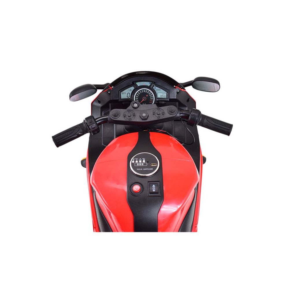 WIELKI MOTOR NA AKUMULATOR - GAZ W MANETCE, HAMULEC, ŚWIECĄCE KOŁA - SUPER JAKOSĆ/SD-R6