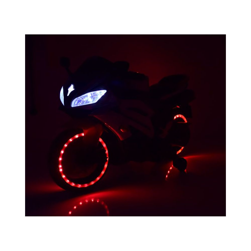 WIELKI MOTOR NA AKUMULATOR - GAZ W MANETCE, HAMULEC, ŚWIECĄCE KOŁA - SUPER JAKOSĆ/SD-R6