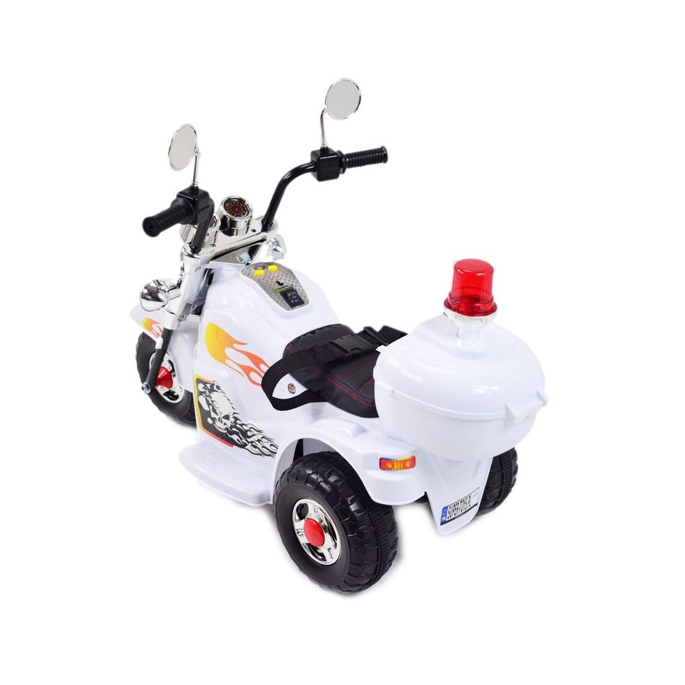 PIRMASIS AKUMULIATORINIS CHOPPER MOTOCIKLAS – „KOGUT“, MINKŠTA SĖDYNĖ, SAUGOS DIRŽAI/LL778
