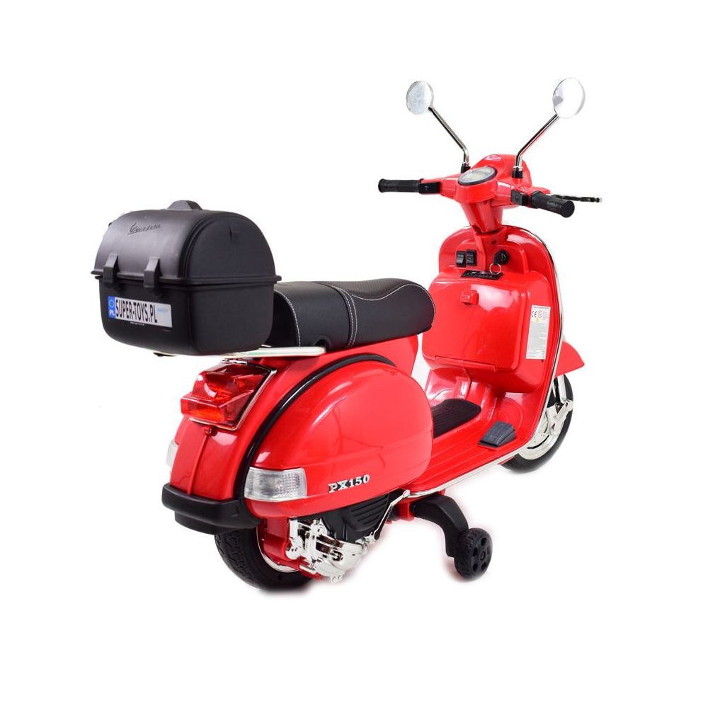 ORYGINALNA VESPA PX150, MIĘKKIE KOŁA, MIĘKKIE SIEDZENIE, KUFEREK/PX150