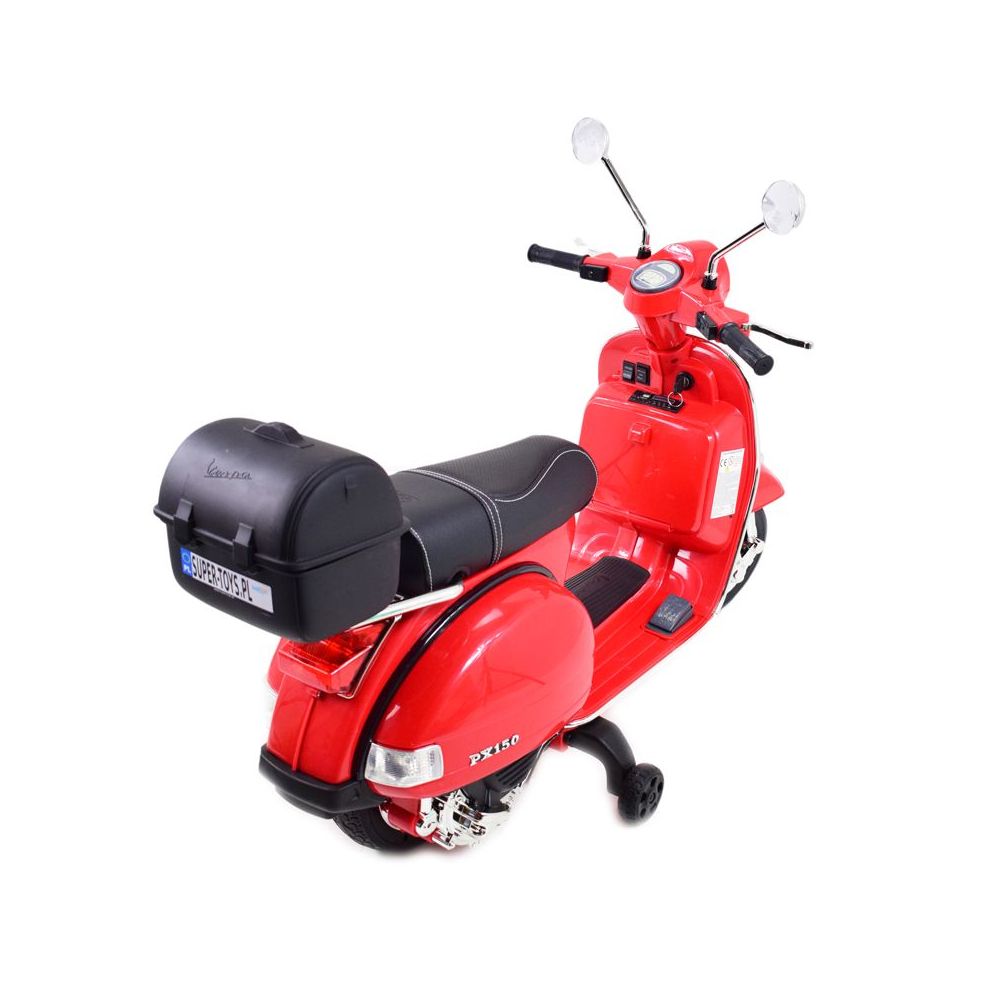 ORIGINALUS „VESPA PX150“, MINKŠTI RATAI, MINKŠTA SĖDYNĖ, BAGAŽINĖ/PX150