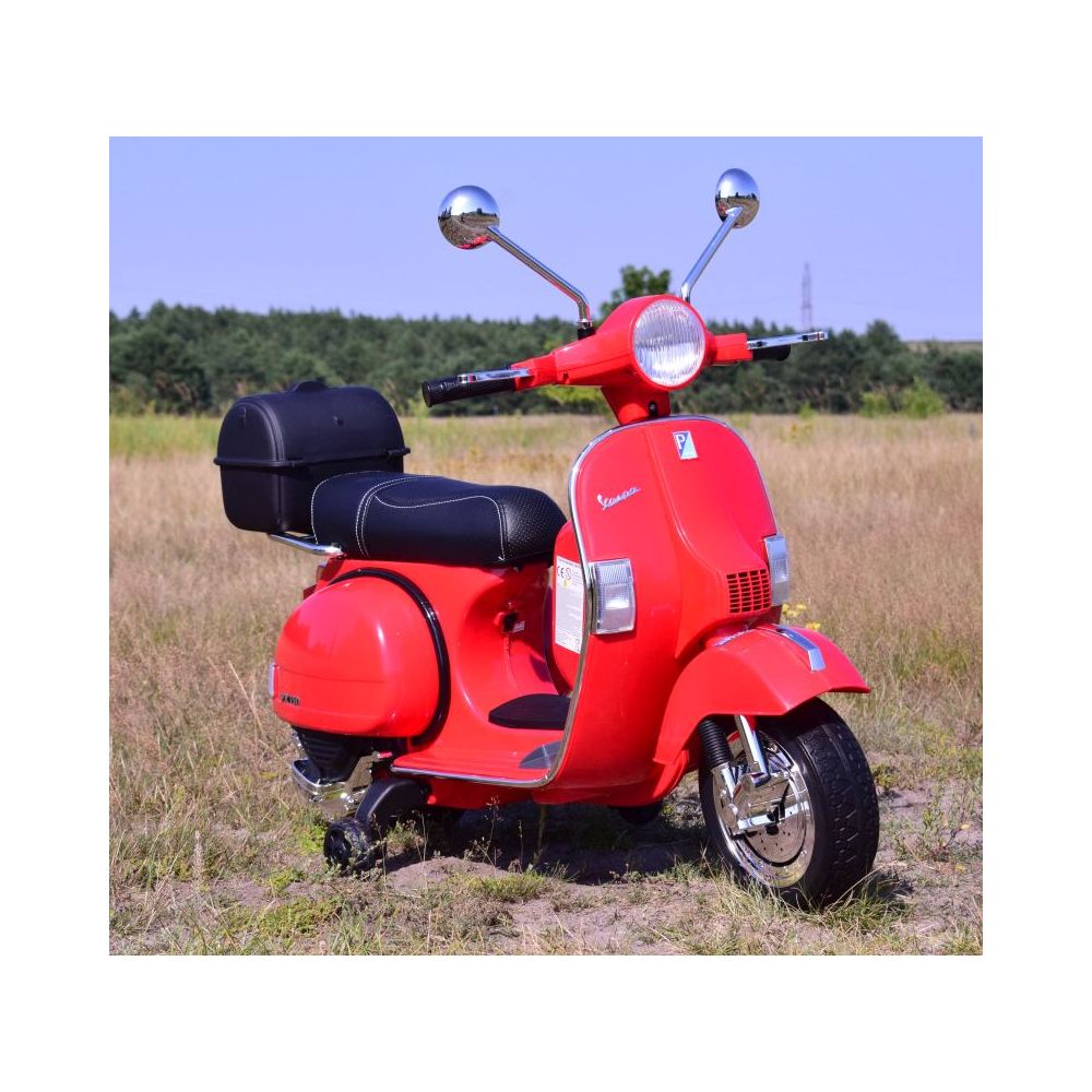 ORYGINALNA VESPA PX150, MIĘKKIE KOŁA, MIĘKKIE SIEDZENIE, KUFEREK/PX150