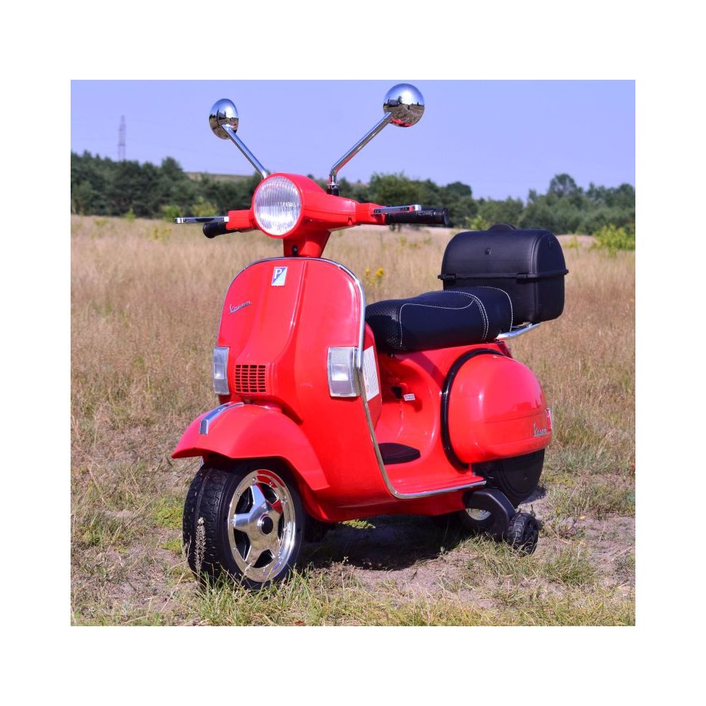 ORYGINALNA VESPA PX150, MIĘKKIE KOŁA, MIĘKKIE SIEDZENIE, KUFEREK/PX150
