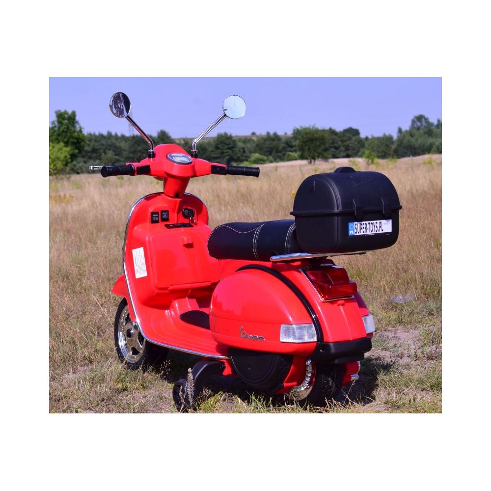 ORYGINALNA VESPA PX150, MIĘKKIE KOŁA, MIĘKKIE SIEDZENIE, KUFEREK/PX150