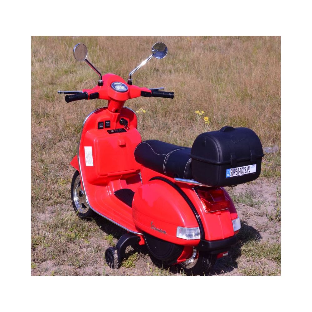 ORYGINALNA VESPA PX150, MIĘKKIE KOŁA, MIĘKKIE SIEDZENIE, KUFEREK/PX150