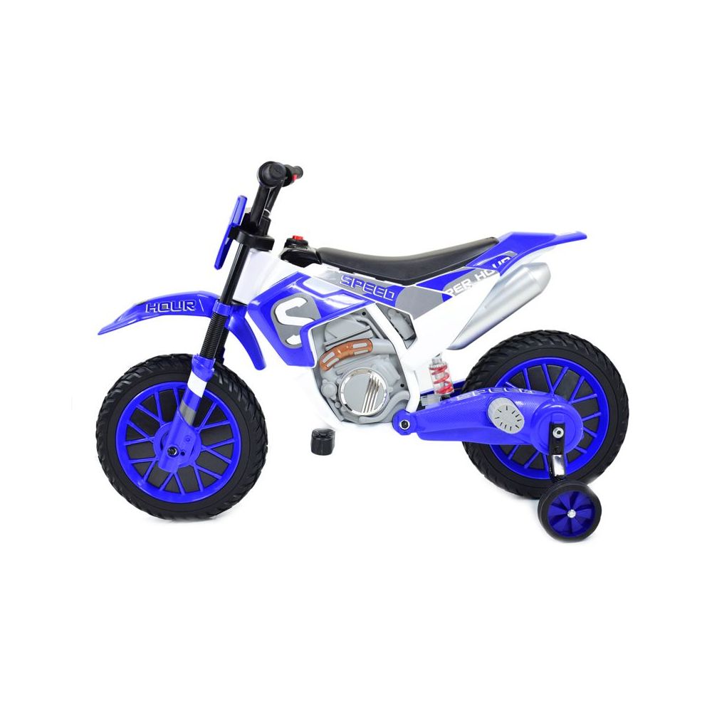 MEGA MOTOR ENDURO – MINKŠTI RATAI, AMORTIZATORIUS, 12 V, KOVERIS, AUKŠTOS KOKYBĖS / XMX616