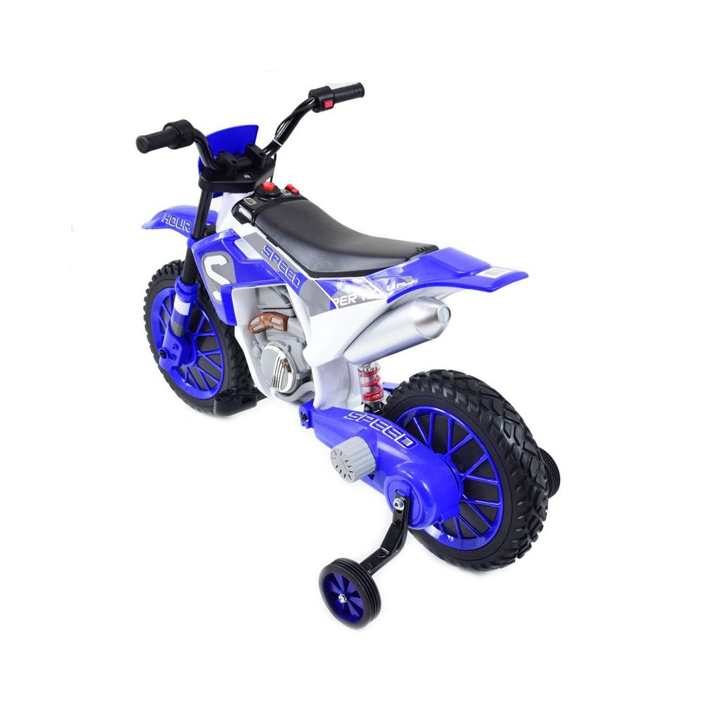 MEGA MOTOR ENDURO – MINKŠTI RATAI, AMORTIZATORIUS, 12 V, KOVERIS, AUKŠTOS KOKYBĖS / XMX616