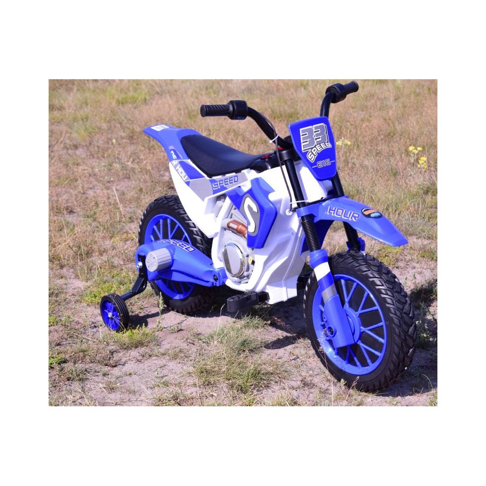 MEGA MOTOR ENDURO – MINKŠTI RATAI, AMORTIZATORIUS, 12 V, KOVERIS, AUKŠTOS KOKYBĖS / XMX616