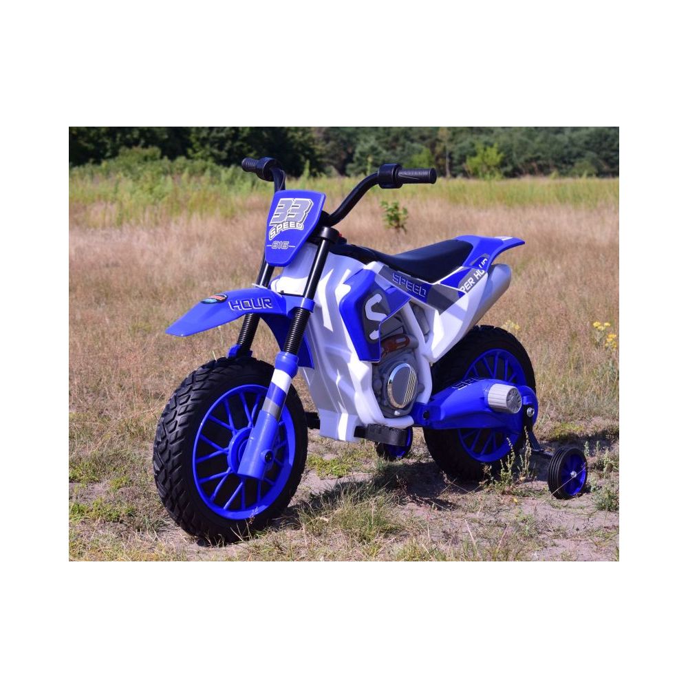 MEGA MOTOR ENDURO – MINKŠTI RATAI, AMORTIZATORIUS, 12 V, KOVERIS, AUKŠTOS KOKYBĖS / XMX616