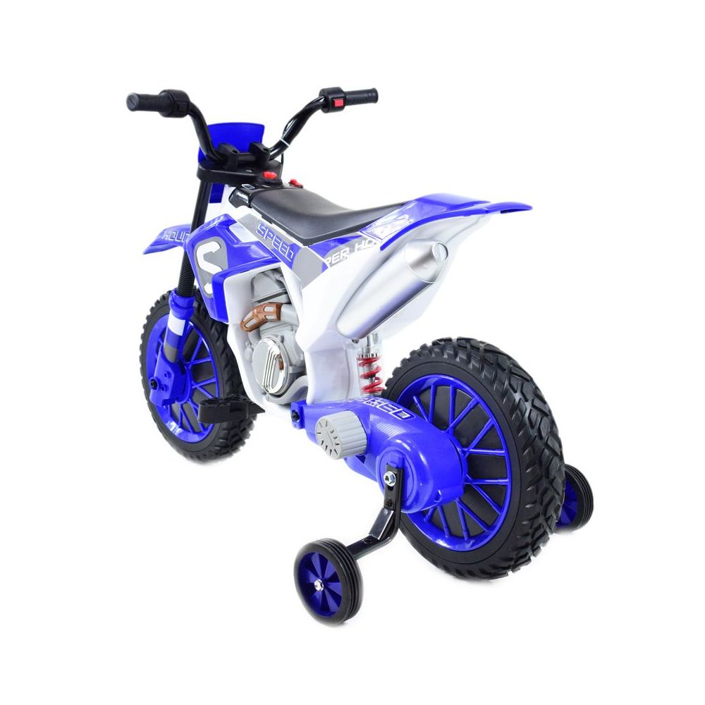 MEGA MOTOR ENDURO – MINKŠTI RATAI, AMORTIZATORIUS, 12 V, KOVERIS, AUKŠTOS KOKYBĖS / XMX616