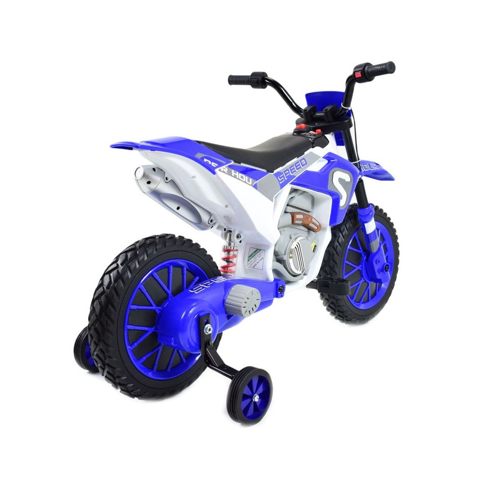 MEGA MOTOR ENDURO – MINKŠTI RATAI, AMORTIZATORIUS, 12 V, KOVERIS, AUKŠTOS KOKYBĖS / XMX616