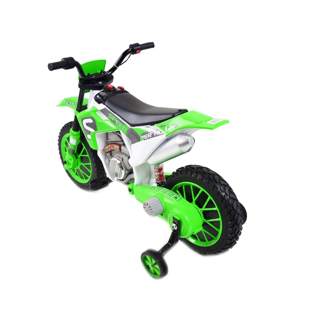 MEGA MOTOR ENDURO - MIĘKKIE KOŁA, AMORTYZATOR, 12V, WALIZKA SUPER JAKOŚĆ/XMX616