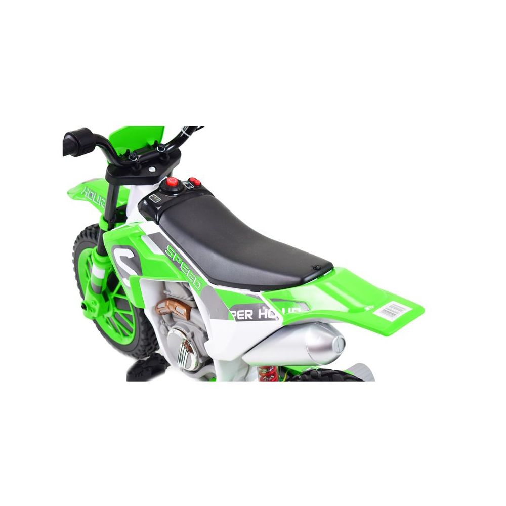 MEGA MOTOR ENDURO – MINKŠTI RATAI, AMORTIZATORIUS, 12 V, KOVERIS, AUKŠTOS KOKYBĖS / XMX616