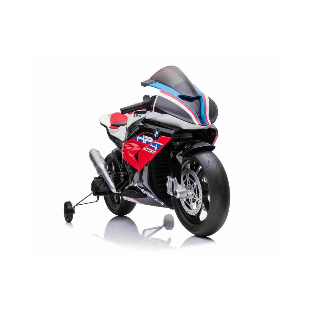 MOTOR NA AKUMULATOR ŚCIGACZ ORYGINALNE BMW HP4 RACE, KOŁA EVA, MIĘKKIE SIEDZENIE/JT5001