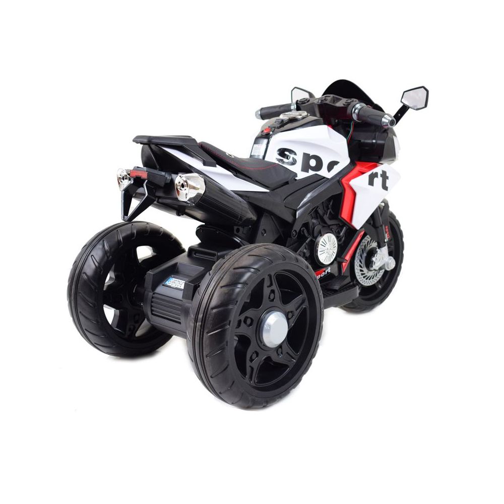 MEGA MOTOR 3 KOŁOWY SPORT, DWA SILNIKI , MIĘKKIE KOŁA, MIĘKKIE SIEDZENIE, GAZ W MANETCE/FB6886