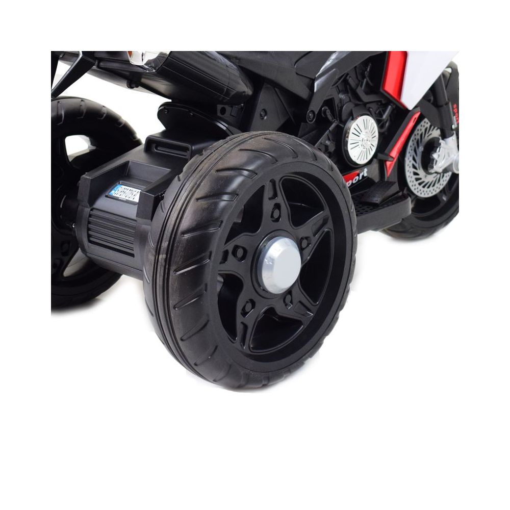 MEGA MOTOR 3 KOŁOWY SPORT, DWA SILNIKI , MIĘKKIE KOŁA, MIĘKKIE SIEDZENIE, GAZ W MANETCE/FB6886