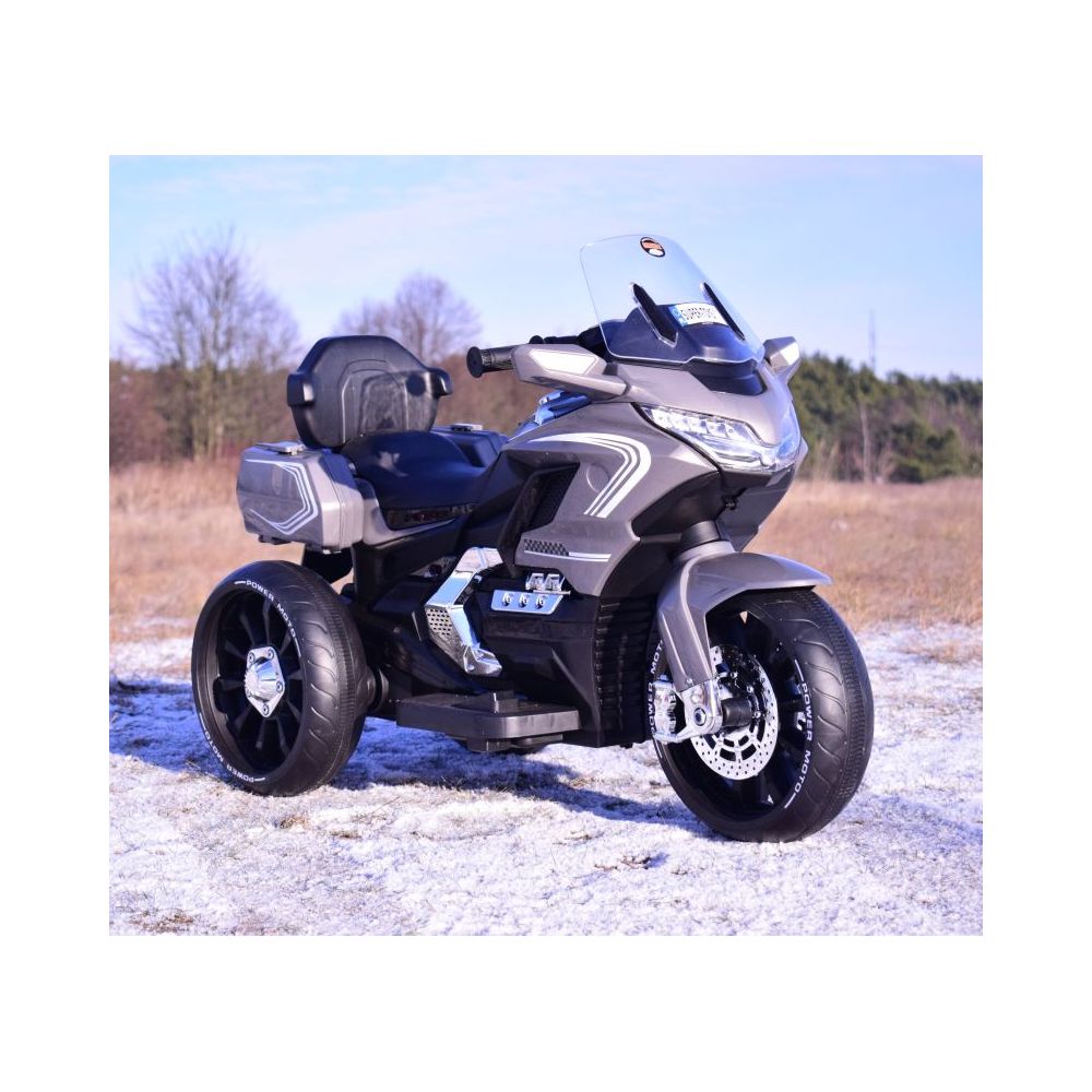 MEGA MOTOR TURYSTYCZNY NA AKUMULATOR , LAKIER, ŚWIATŁA/ HLW1688