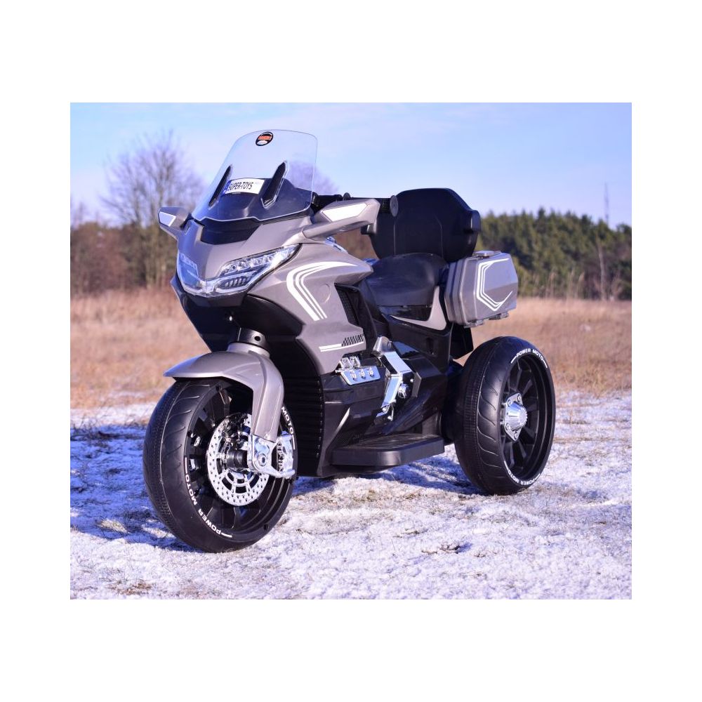 MEGA MOTOR TURYSTYCZNY NA AKUMULATOR , LAKIER, ŚWIATŁA/ HLW1688