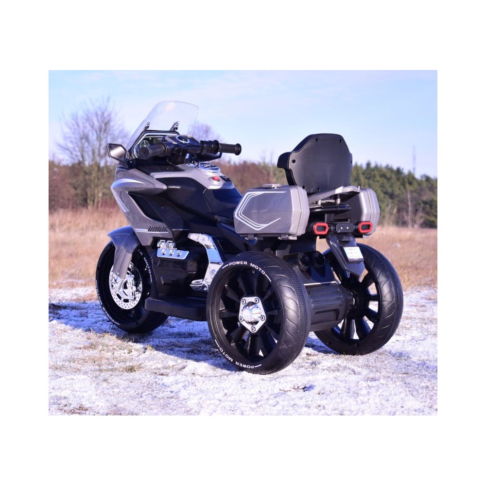 MEGA MOTOR TURYSTYCZNY NA AKUMULATOR , LAKIER, ŚWIATŁA/ HLW1688
