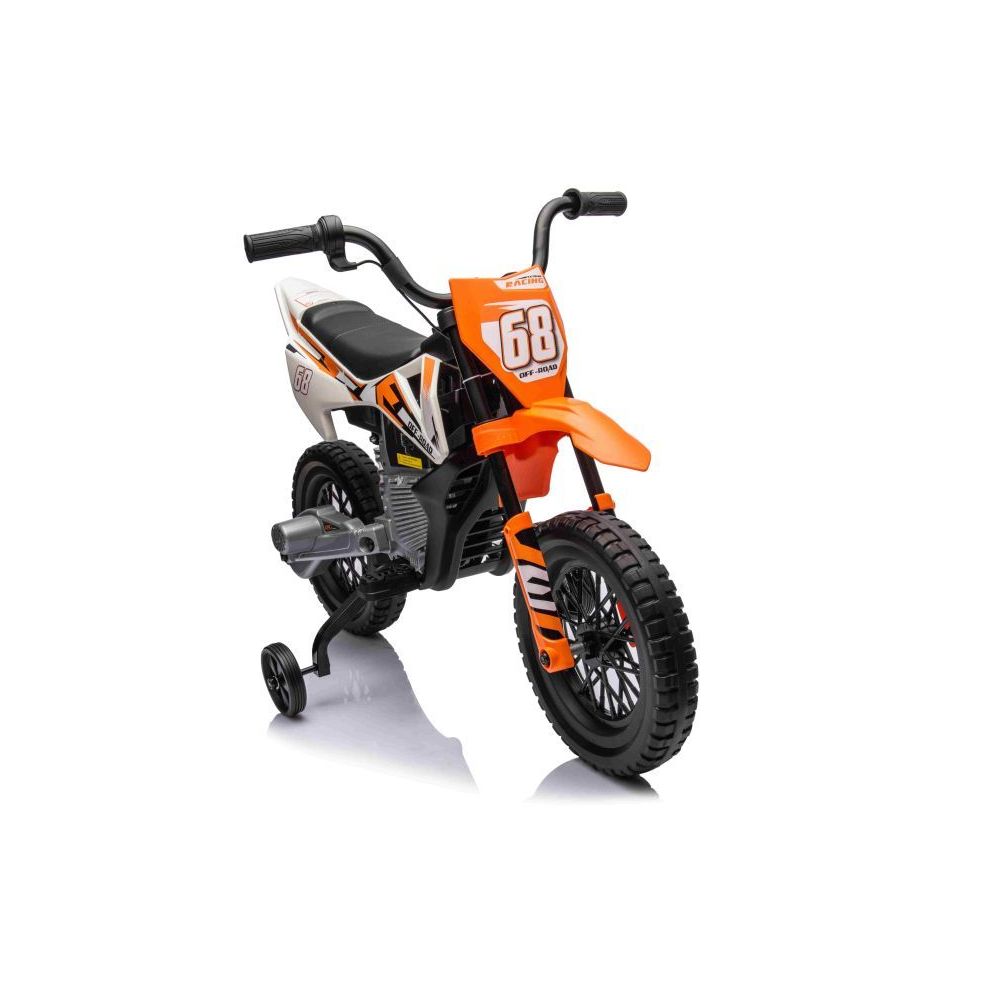 DIDELIS VISUREIGIS MOTOCIKLAS SU MINKŠTAIS RATAI, AKCELERATORIUS RANKENĖJE, MINKŠTA SĖDYNĖ / JT5006