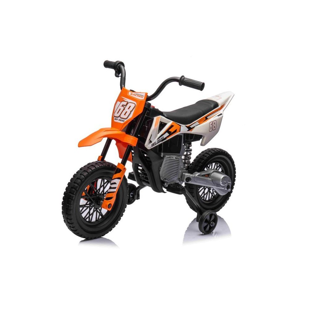 DIDELIS VISUREIGIS MOTOCIKLAS SU MINKŠTAIS RATAI, AKCELERATORIUS RANKENĖJE, MINKŠTA SĖDYNĖ / JT5006